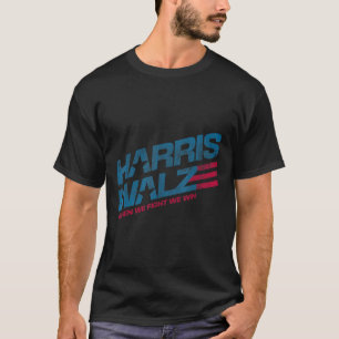 We Fight We Win Kamala Harris Cat Lady Boho  T-Shirt
