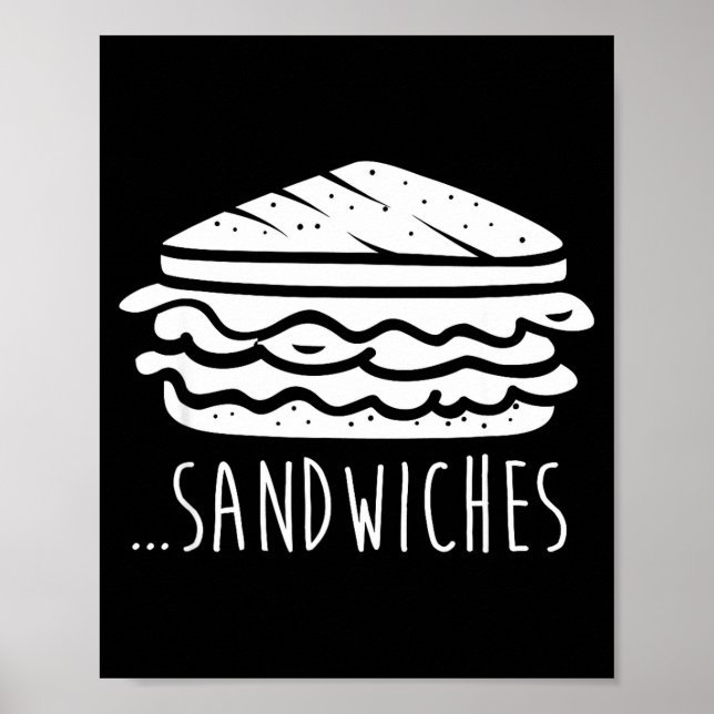 We Finish Each Other's Sandwiches Funny Matching  Poster (Front)