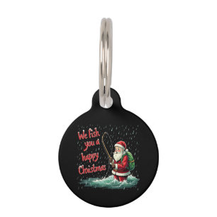 We Fish You a Happy Christmas Festive Fun Pet Tag