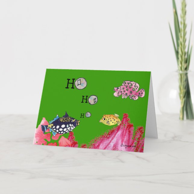 We fish you a Merry Christmas Card (Front)