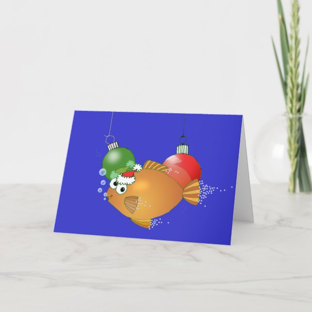 We Fish you a Merry Christmas! Holiday Card (Front)