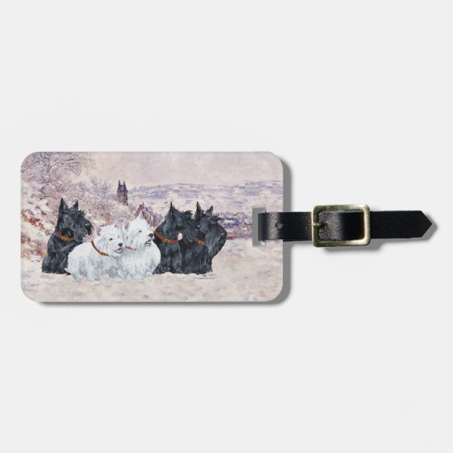 We Five Winter Luggage Tag (Front Horizontal)