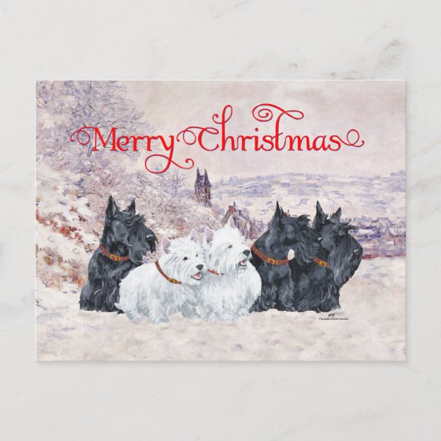 We Five Winter Postcard (Front)