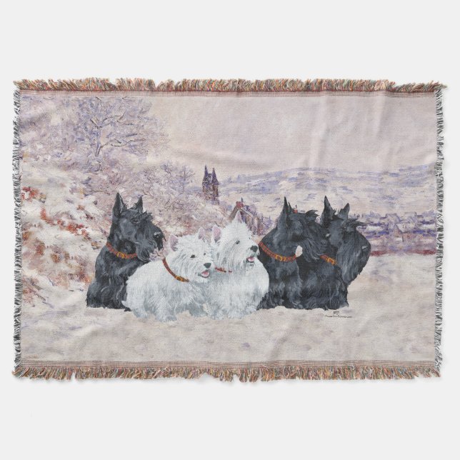 We Five Winter Throw Blanket (Front)