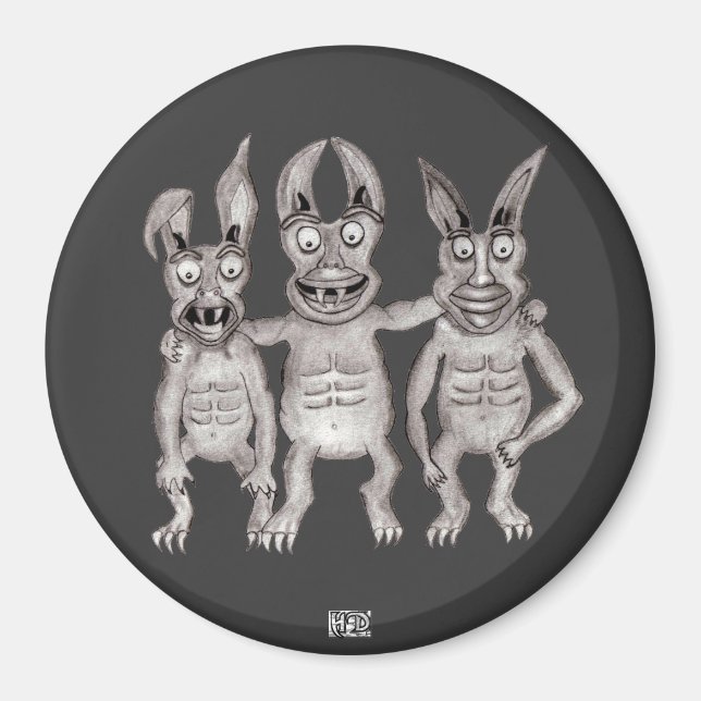 We Gargoyles Three Magnet (Front)