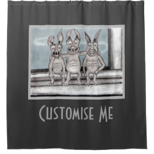 We Gargoyles Three Shower Curtain