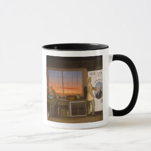 "We Go for the Union", c.1840-1850 (oil on canvas) Mug