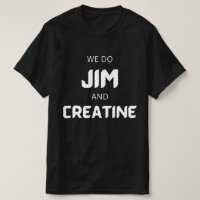we go Jim, creatine funny gym with white text  