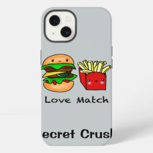 We go together like burger and fries personalised iPhone 13 case