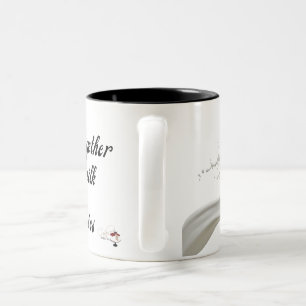 We Go Together Like Milk & Cookies Two-Tone Coffee Mug