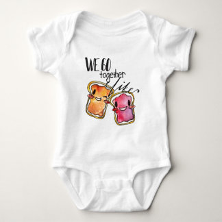 We Go Together like Peanut Butter and Jelly Baby Bodysuit