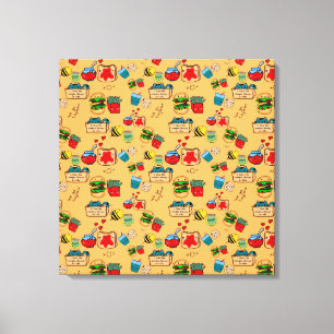 We go togther like .. doodle art canvas print