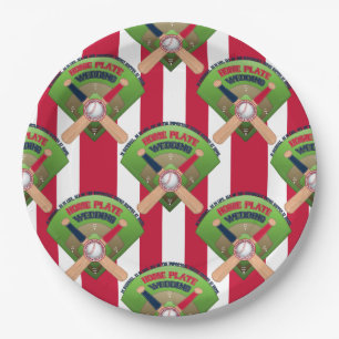 We got Married, Home Plate Baseball 1-PAPER PLATES