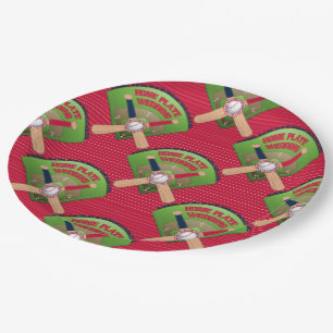 We got Married, Home Plate Baseball 2-PAPER PLATES