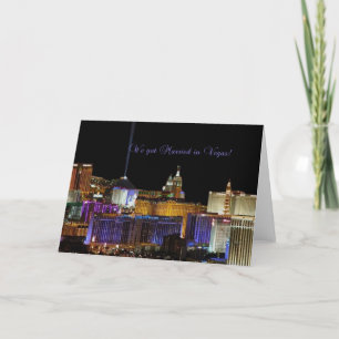 We got Married in Vegas! Card