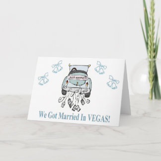 We Got Married in VEGAS! Card
