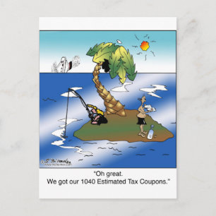 We got our 1040 Estimated Tax Coupons Postcard