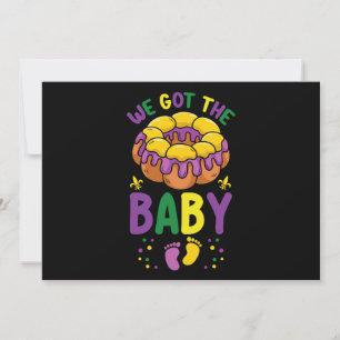 We Got The Baby Mardi Gras Pregnancy Announcement
