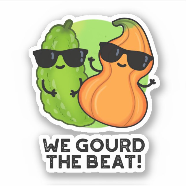 We Gourd The Beat Funny Veggie Pun (Front)