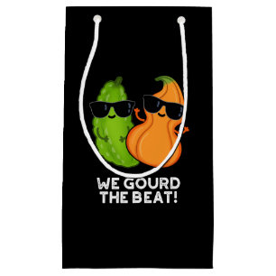 We Gourd The Beat Funny Veggie Pun Dark BG Small Gift Bag