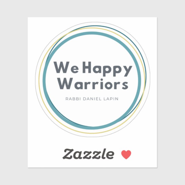 We Happy Warriors Sticker (Sheet)
