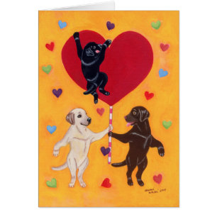 We Have a Big Heart Labradors Painting