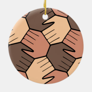 We Have a Dream. (no text) Ceramic Tree Decoration