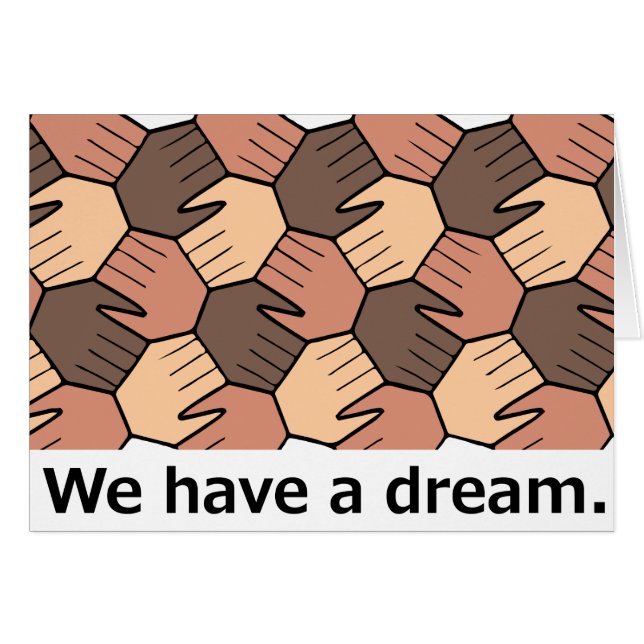 We Have a Dream. Notecard (Front Horizontal)