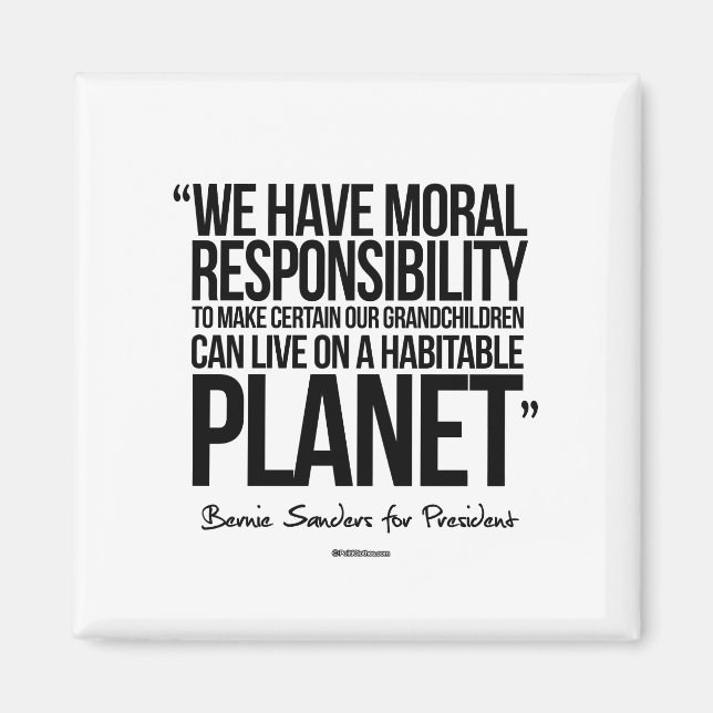 We have a moral responsibility magnet (Front)