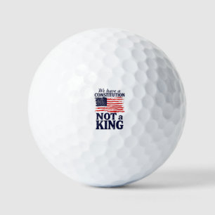 We Have Constitution Not a King USA Pro Democratic Golf Balls