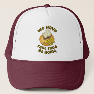 We Have Fast Food Funny Nostalgia Toon Trucker Hat