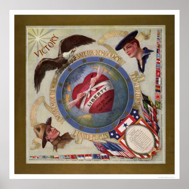 We Have Made the World Safe for Democracy Poster (Front)