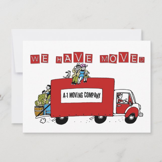 we have moved address change flat card (Front)