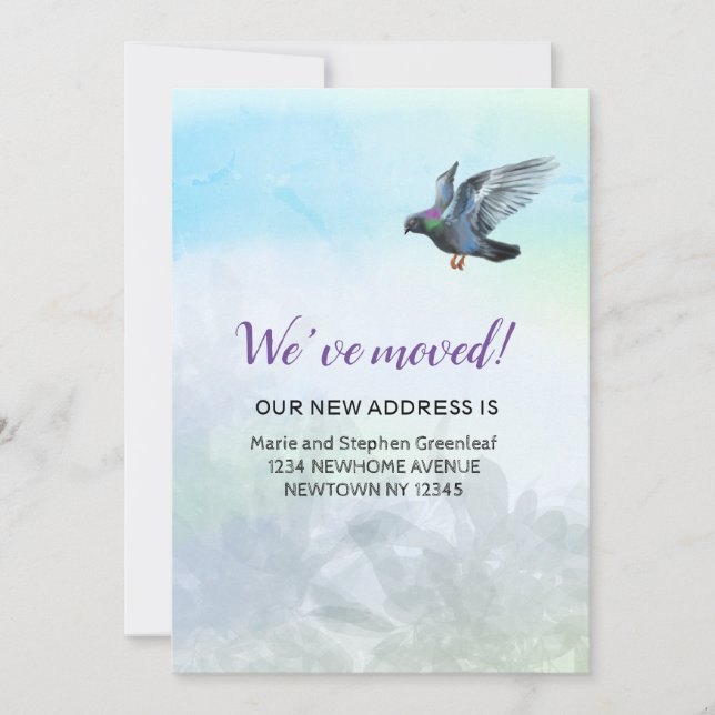 We have moved announcement (Front)