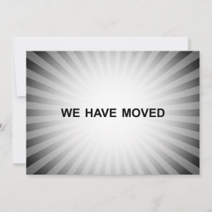 we have moved announcement