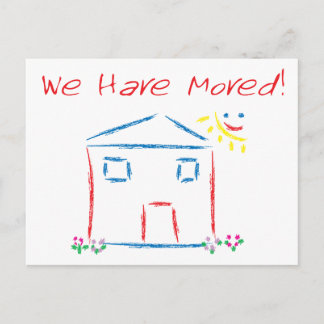 We Have Moved Announcement Postcard