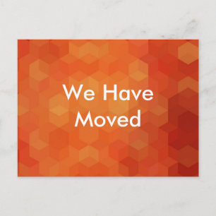 We Have Moved Bold Announcement Postcard