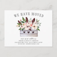 We Have Moved Flower Box Moving Announcement