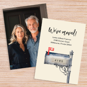 We have Moved Mailbox Photo Moving Announcement 