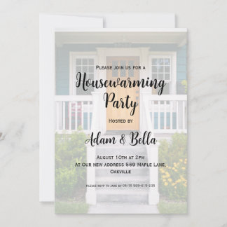 we have moved modern housewarming invitations