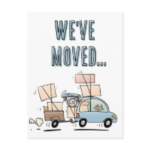 We Have Moved New Address Funny Cartoon