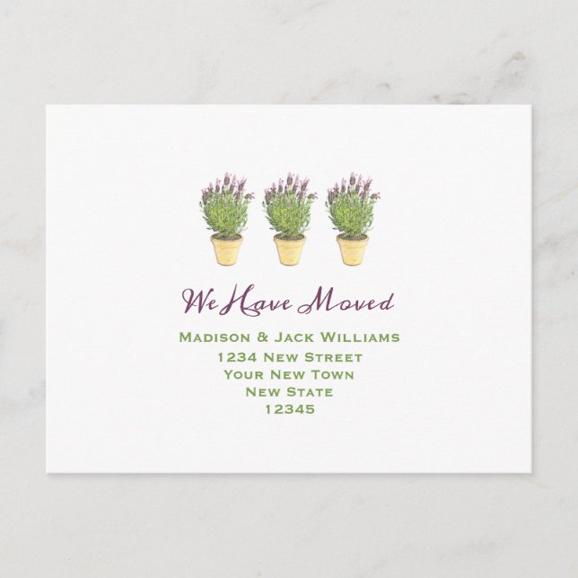 We have moved | New Address | New Home Postcard (Front)