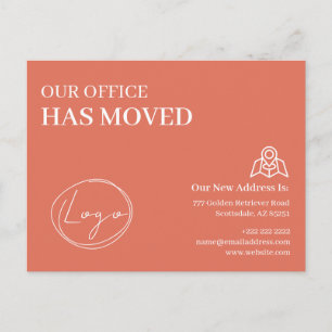 We Have Moved Office Business Address Change Postcard