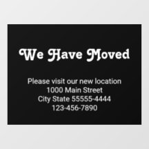 We Have Moved Please Visit Our New Location