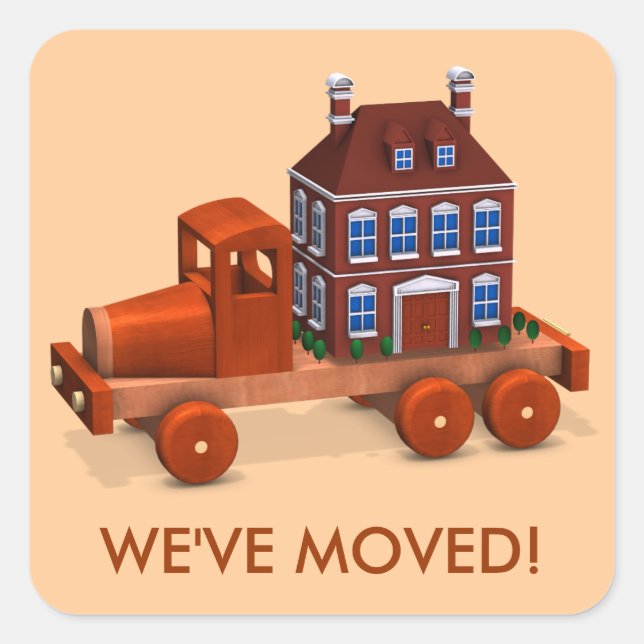 we have moved square sticker (Front)