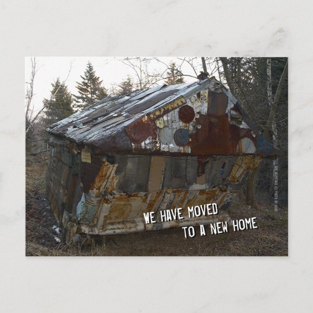 We have moved to a new home | Ark Announcement Postcard (Front)