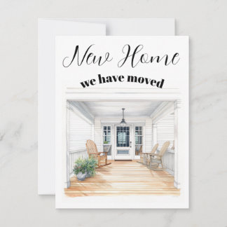 We Have Moved to a New Home Card