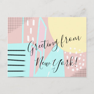 We Have Moved to New York Postcard