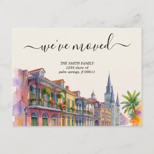 We have Moving Moved Louisiana LA New Orleans move Postcard