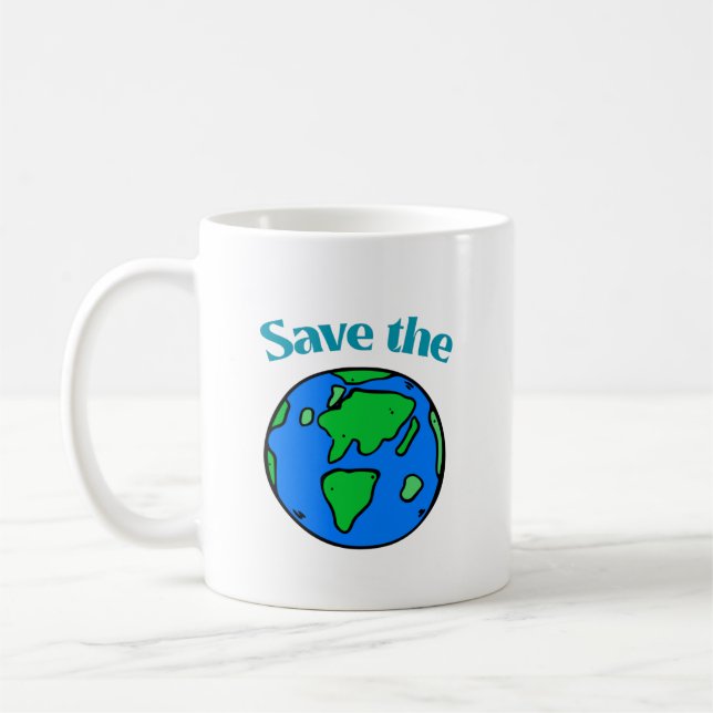 We Have One World – Save It Coffee Mug (Left)
